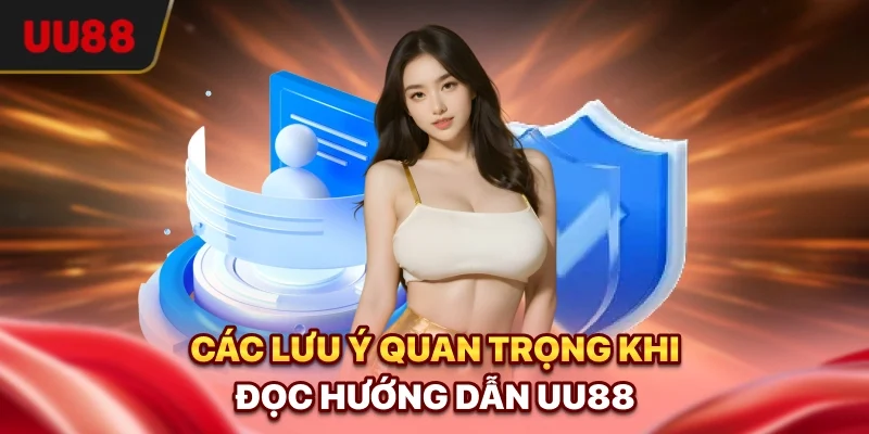 Hướng Dẫn UU88 - Cẩm Nang Toàn Diện Cho Người Mới Bắt Đầu 3 Các lưu ý quan trọng khi đọc hướng dẫn UU88